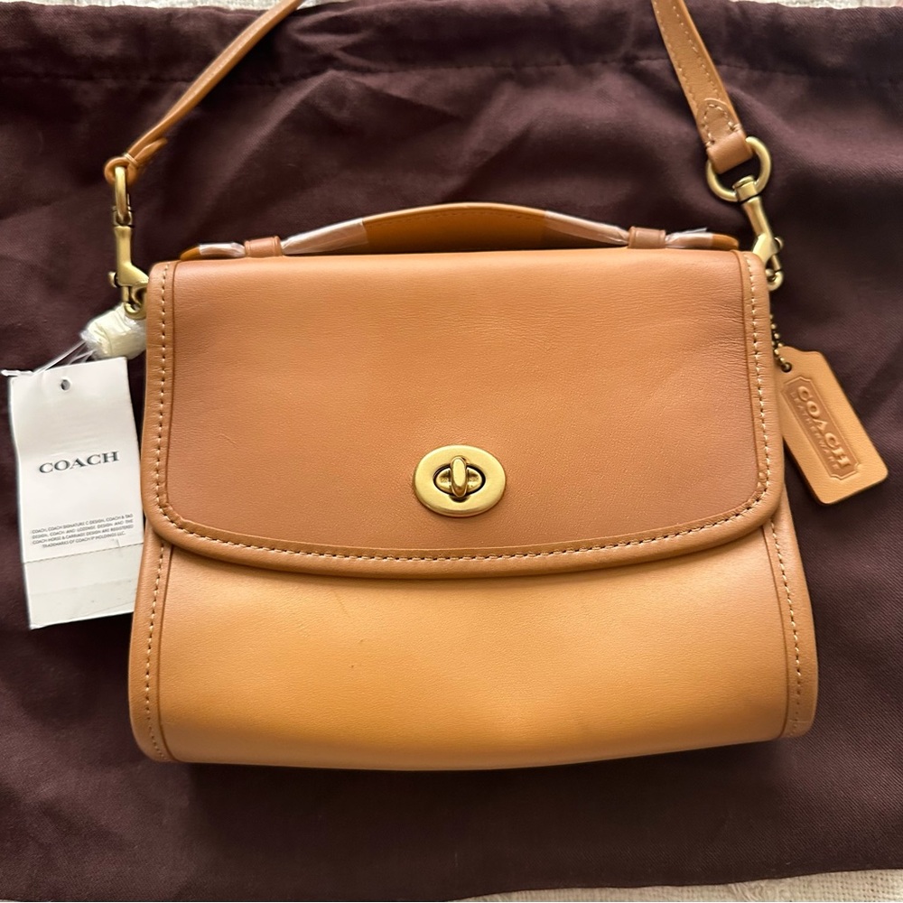 Coach Tan Leather Bag